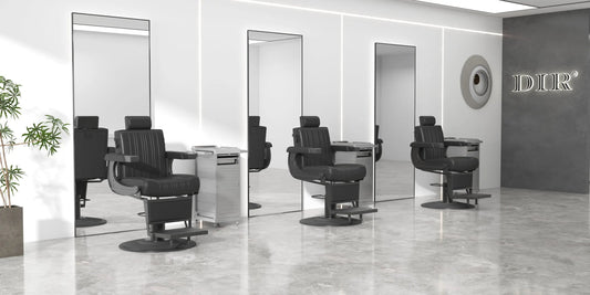 Innovative Barber Station with LED Lighting: Boost Visibility and Style - DIR Store