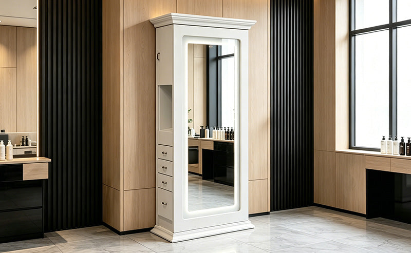 Salon Mirror & Styling Station