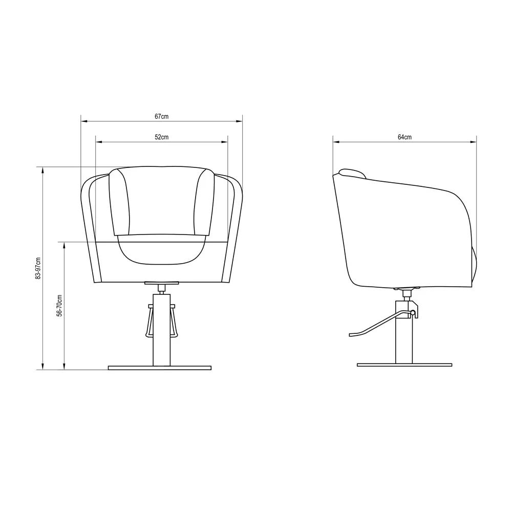 Salon Chair - Blayney Styling Chair - DIR Store