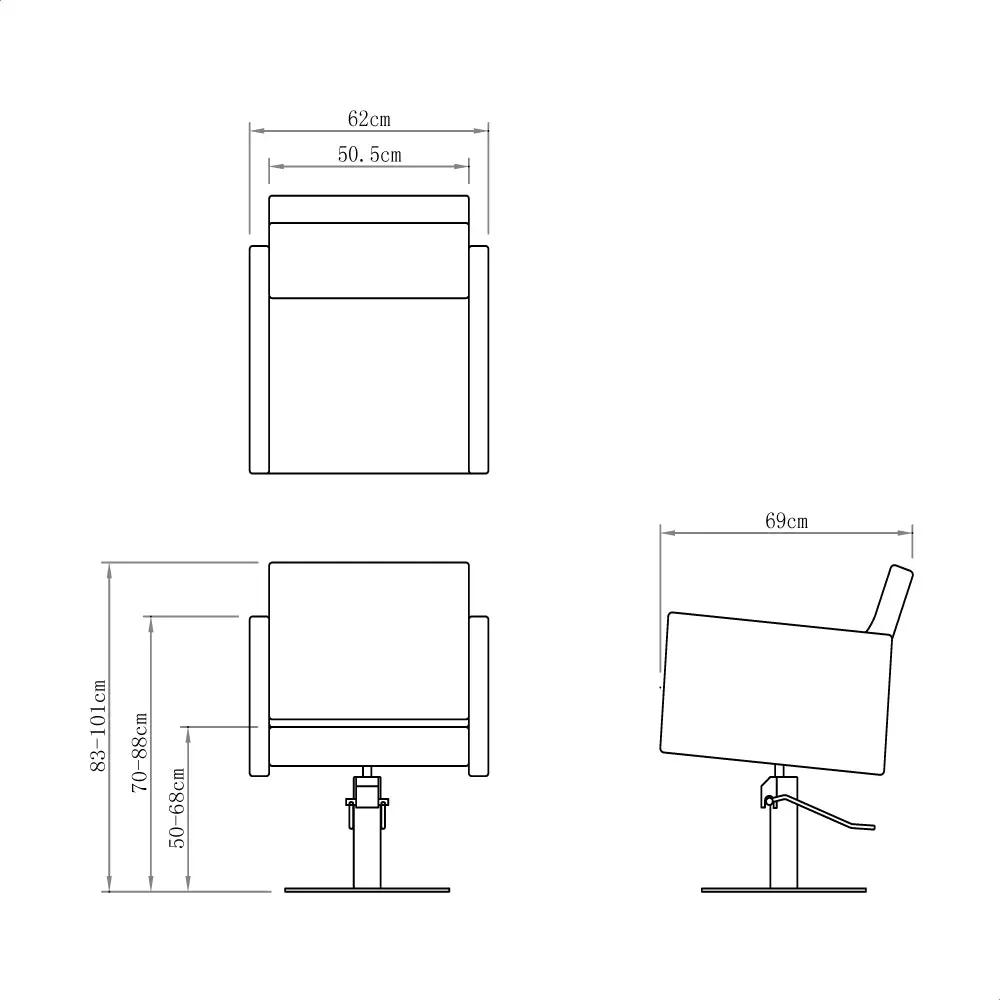 Salon Furniture Package Backwash Unit and Salon Chairs 7288-1288x3 - DIR Store
