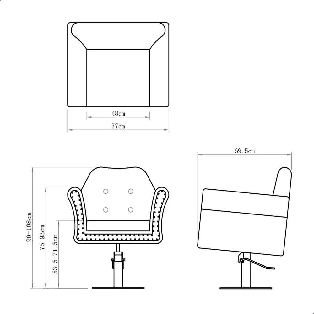 Salon Furniture Pack Backwash Unit and Salon Chairs 7850-1850x3 - DIR Store