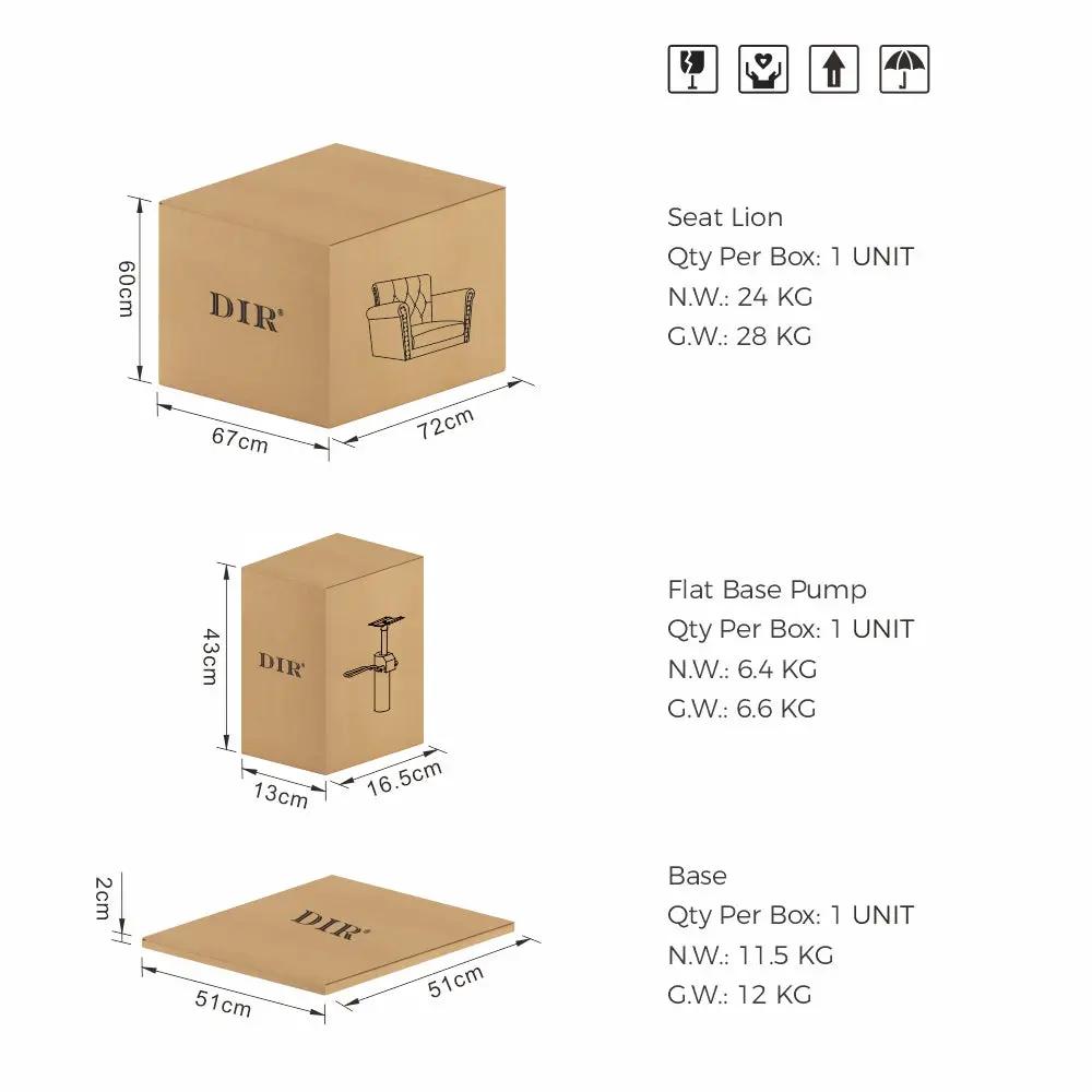 Salon Chair - Lion II Styling Chair - DIR Store