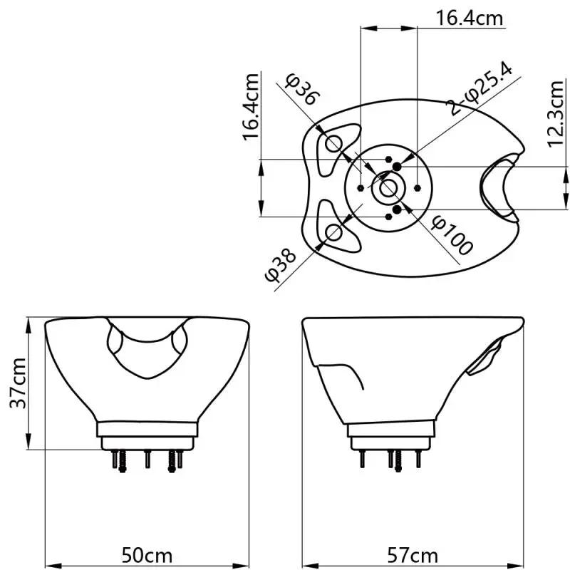 DIR Salon Backwash Unit Basin Sink - DIR Store