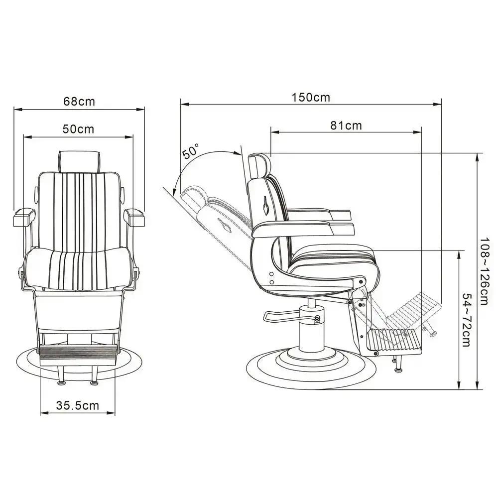 Barber Chairs Package Belgrano x3 - DIR Store