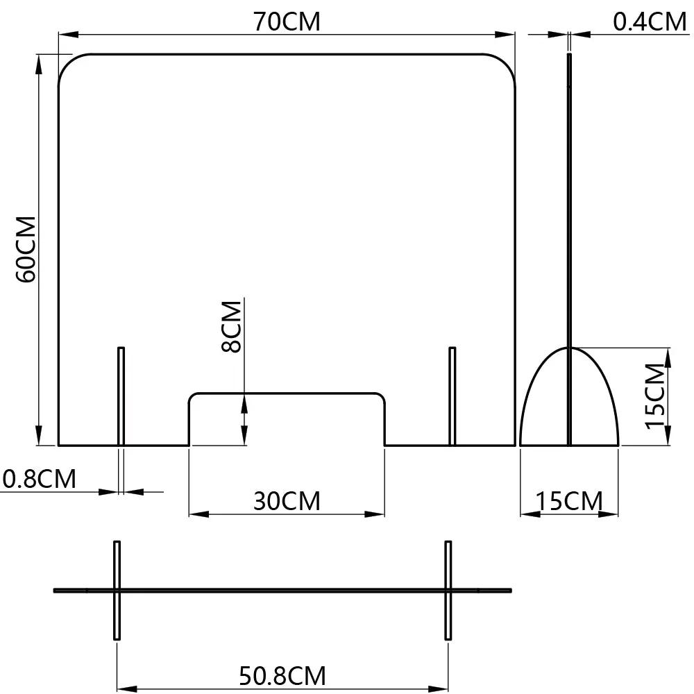 Salon Barbershop Reception Desk with LED - Revival - DIR Store