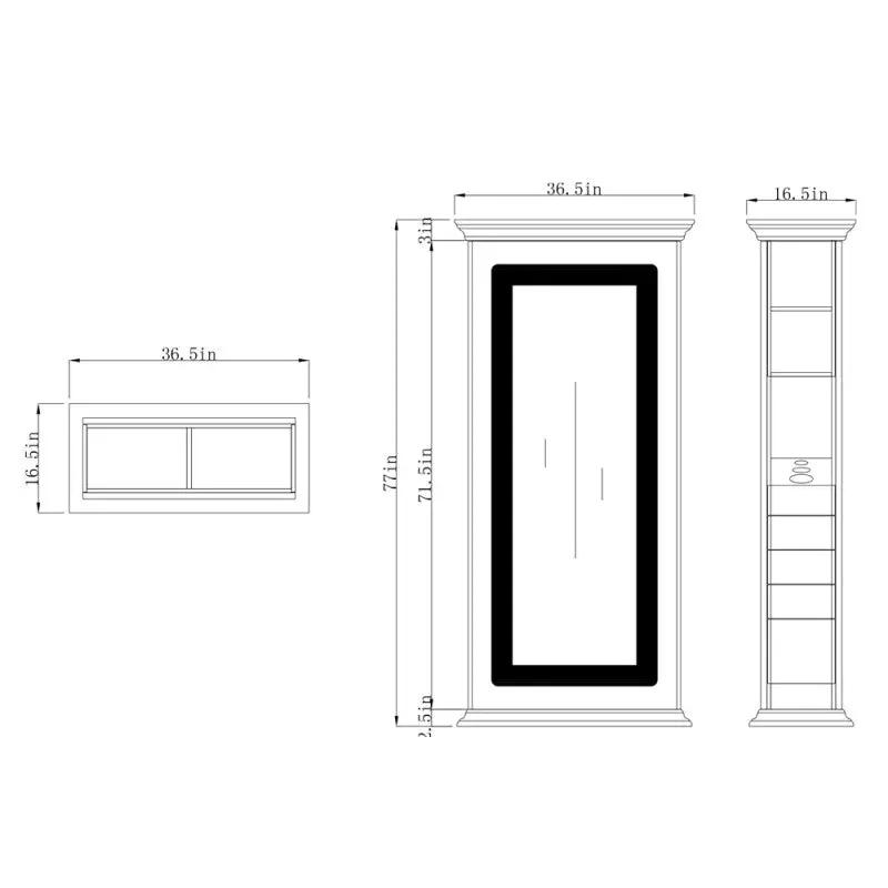 LED Beauty Salon station stying unit Adonis Double - DIR Store