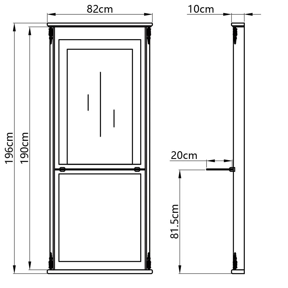 LED Beauty Salon Station Styling Unit Atlas - DIR Store