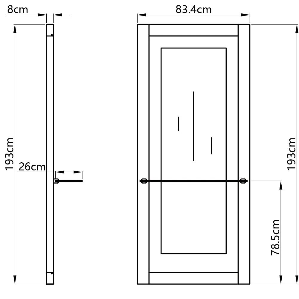 Beauty Salon Styling Station / Unit with LED Salon Mirror - Luna II - DIR Store