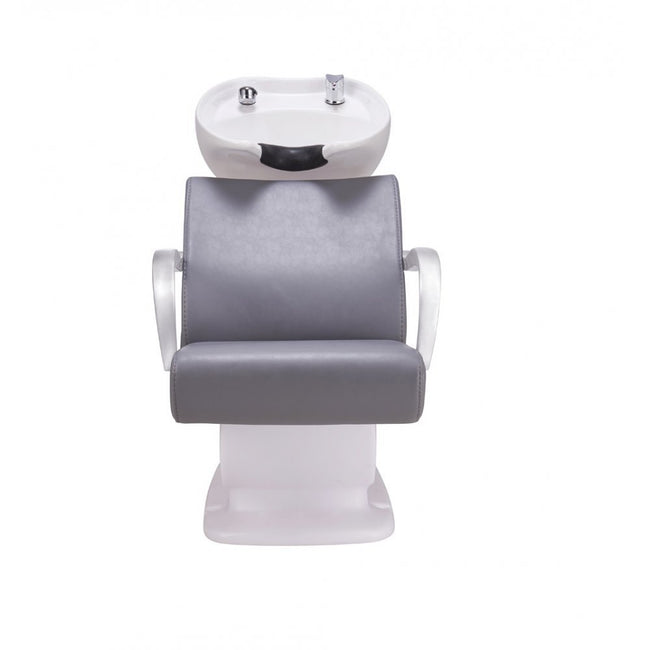 Salon Backwash Basin Beckman - Adjustable Seat-grey