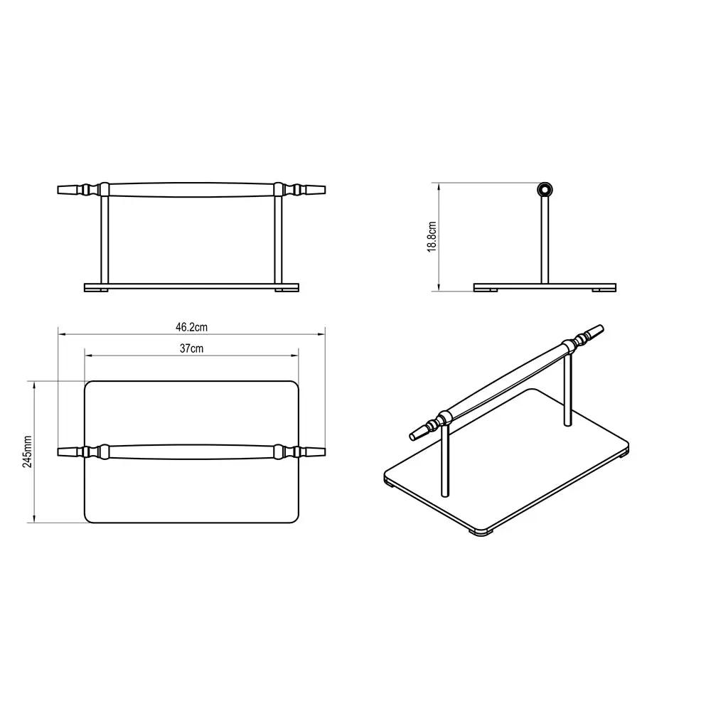 Salon Chair Free Stand Footrest - Elegance - DIR Store