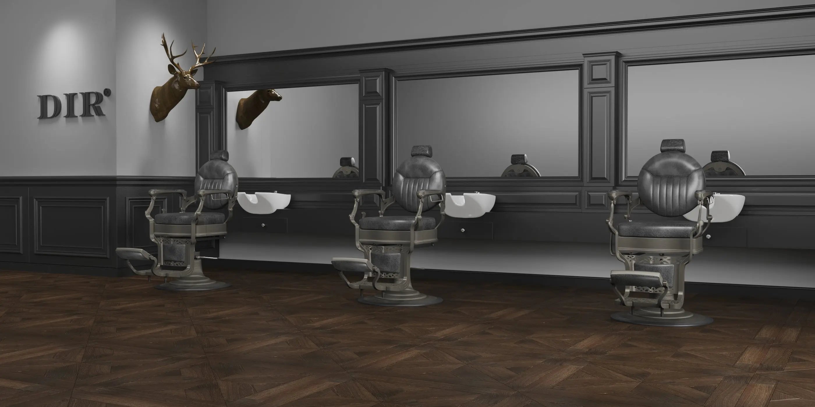 Tyylikkäät parturiasemamallit parantavat parturisi tunnelmaa