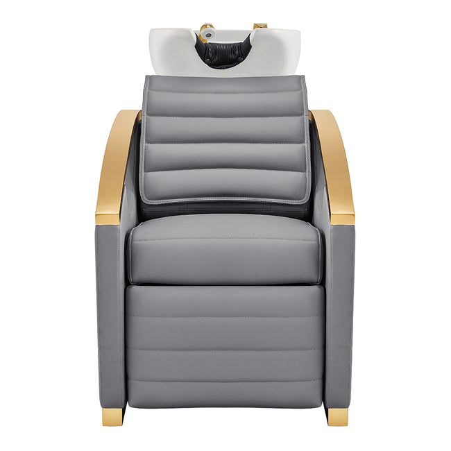 Beauty Salon Electrical Massage Backwash basin adjustable chair- Bella-Gold