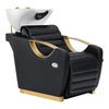 Gold Salon Backwash Unit with Basin - Electric Adjustable Legrest Extension - Victoria - DIR Store