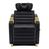 Gold Salon Backwash Unit with Basin - Electric Adjustable Legrest Extension - Victoria - DIR Store