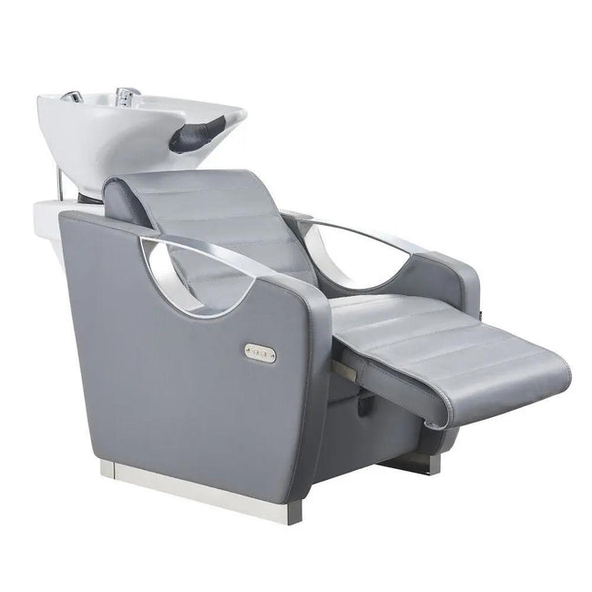 Beauty Salon Backwash Basin Chair - Adjustable Leg Rest Extension Victoria - DIR Store