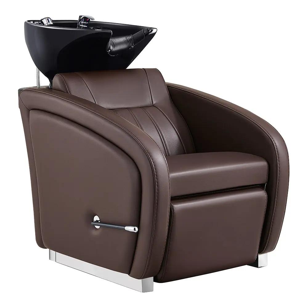 Beauty Salon Backwash Unit with Adjustable Basin & Adjustable Legrest - Anode - DIR Store