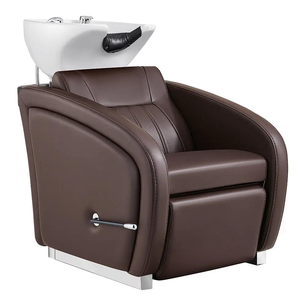 Beauty Salon Backwash Unit with Adjustable Basin & Adjustable Legrest - Anode - DIR Store