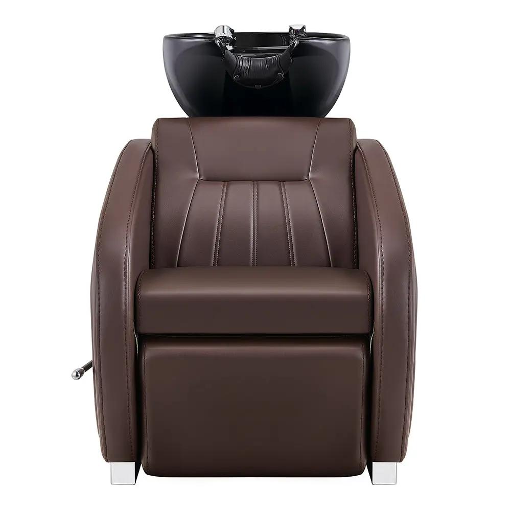 Beauty Salon Backwash Unit with Adjustable Basin & Adjustable Legrest - Anode - DIR Store