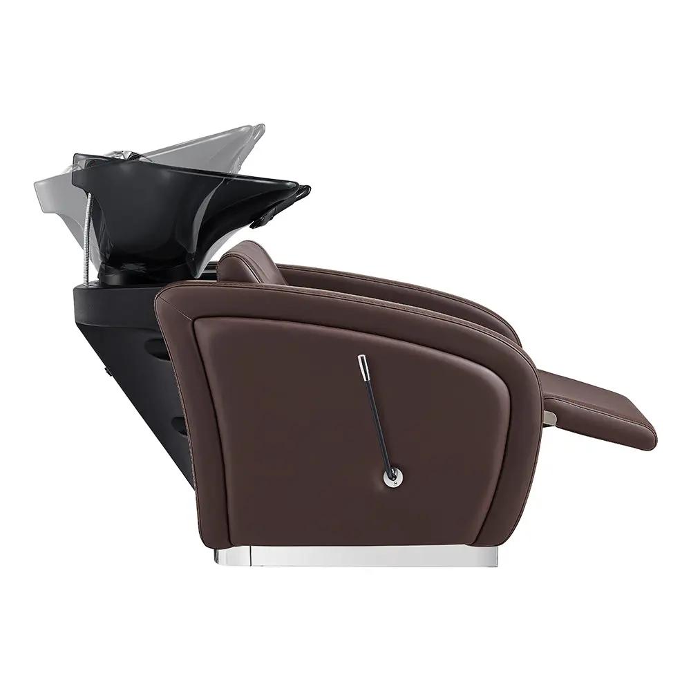 Beauty Salon Backwash Unit with Adjustable Basin & Adjustable Legrest - Anode - DIR Store