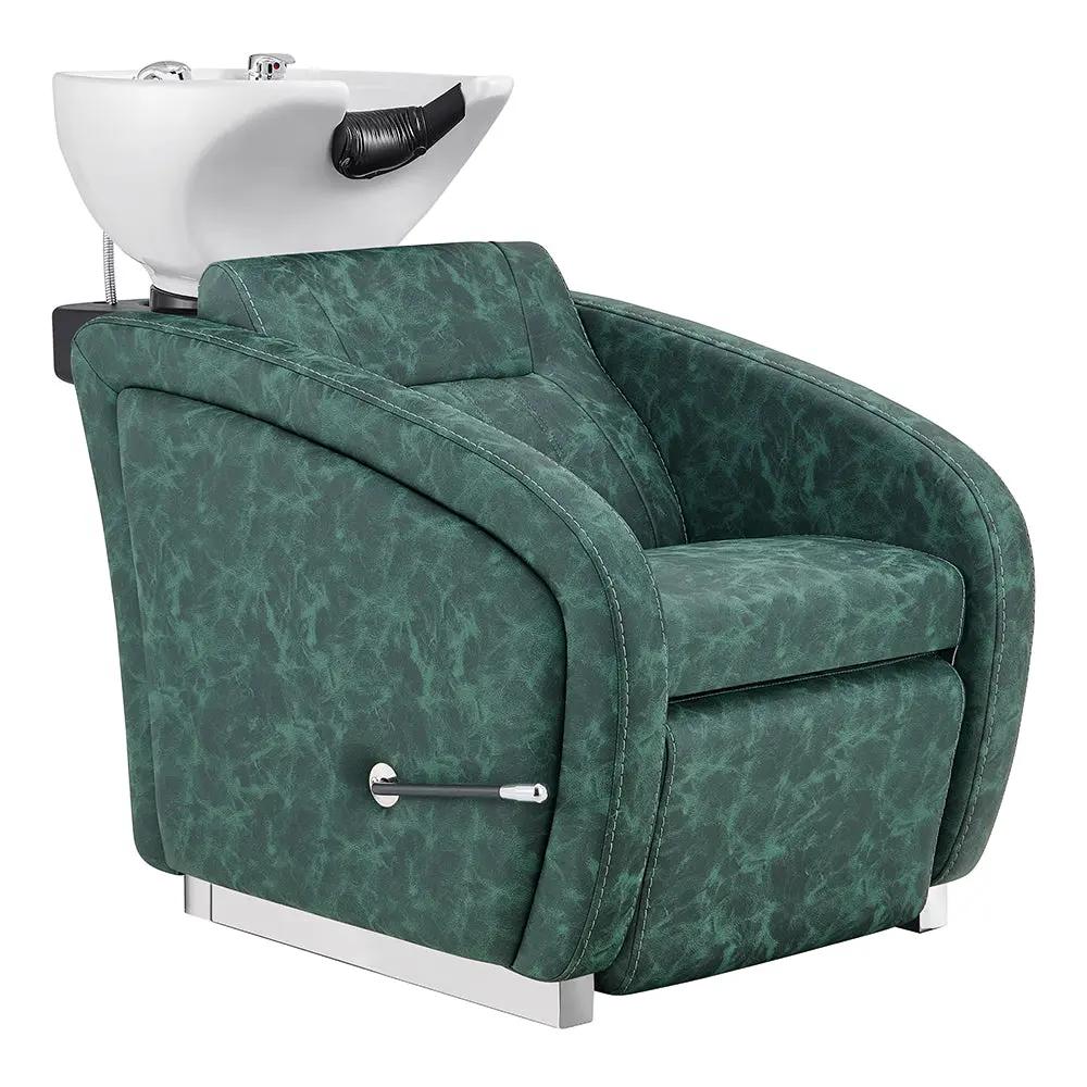 Beauty Salon Backwash Unit with Adjustable Basin & Adjustable Legrest - Anode - DIR Store