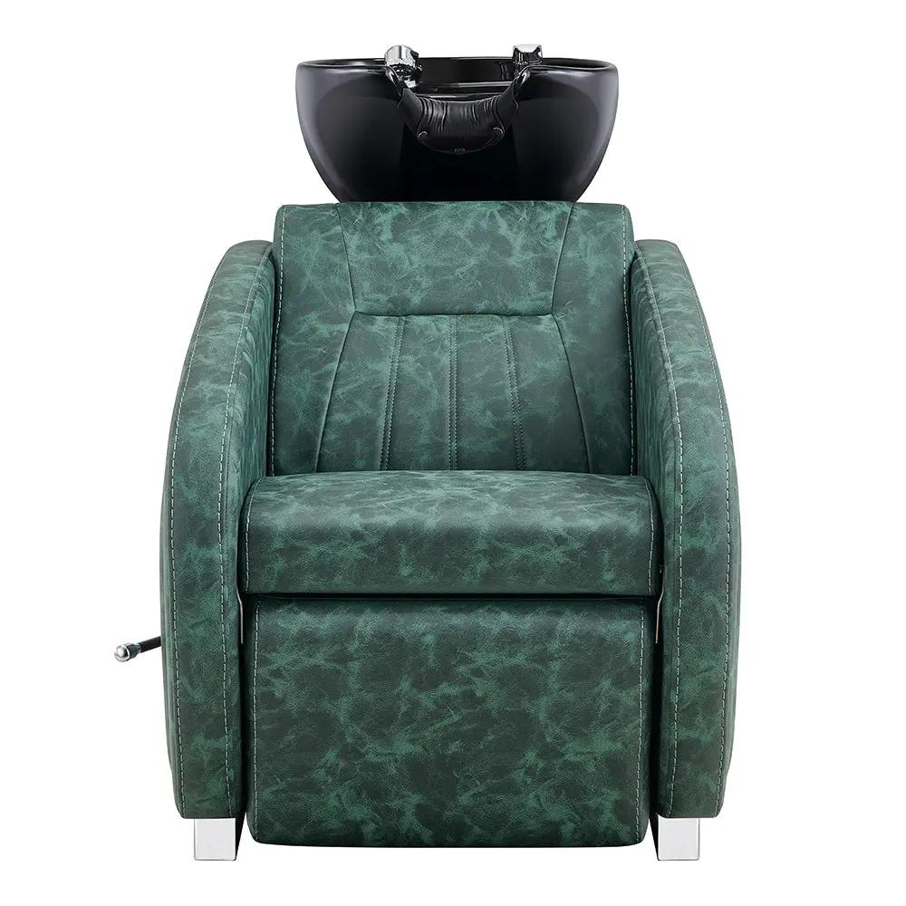 Beauty Salon Backwash Unit with Adjustable Basin & Adjustable Legrest - Anode - DIR Store