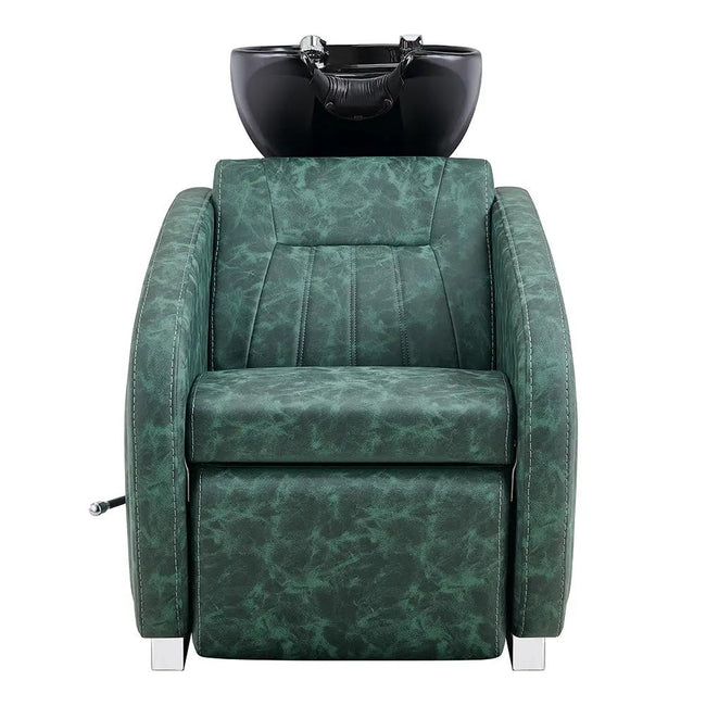 Beauty Salon Backwash Unit with Adjustable Basin & Adjustable Legrest - Anode - DIR Store