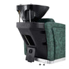 Beauty Salon Backwash Unit with Adjustable Basin & Adjustable Legrest - Anode - DIR Store
