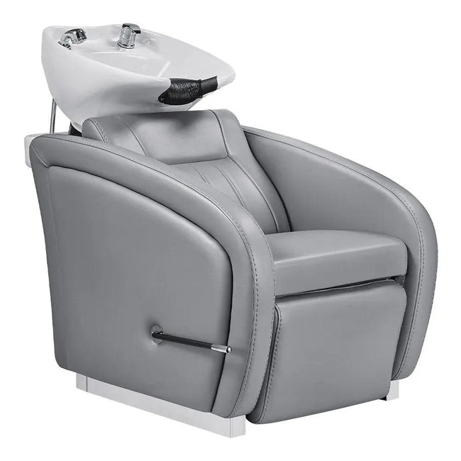 Beauty Salon Backwash Unit with Adjustable Basin & Adjustable Legrest - Anode - DIR Store