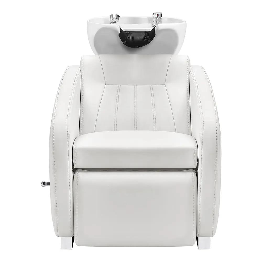 Beauty Salon Backwash Unit with Adjustable Basin & Adjustable Legrest - Anode - DIR Store
