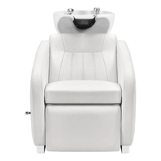 Beauty Salon Backwash Unit with Adjustable Basin & Adjustable Legrest - Anode - DIR Store