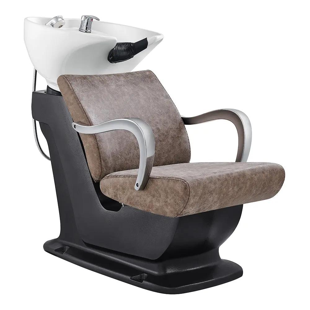 Beauty Salon Backwash Unit with Adjustable Basin & Adjustable Seat - Beckman - DIR Store