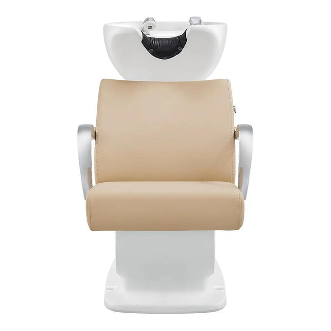 Salon Backwash Unit with Basin & Adjustable Seat -Grey Beckman - DIR Store