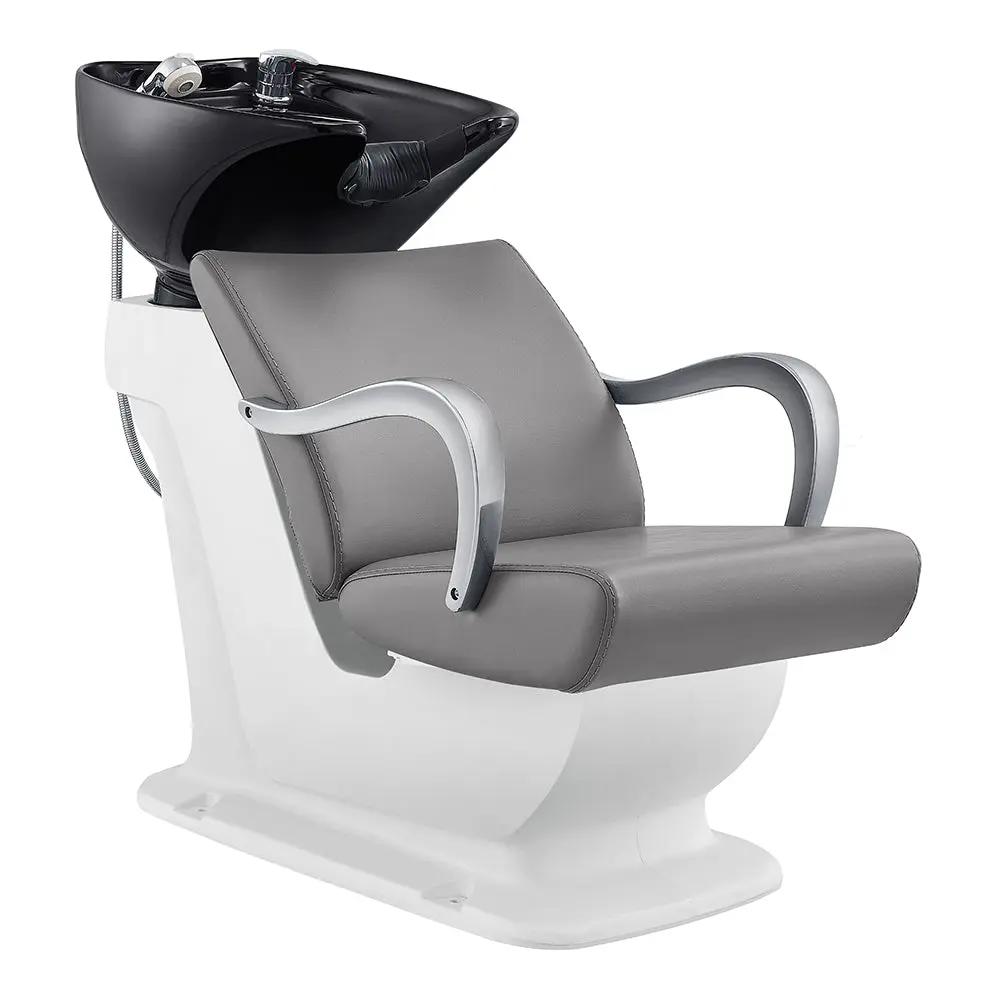 Salon Backwash Unit with Basin & Adjustable Seat -Grey Beckman - DIR Store