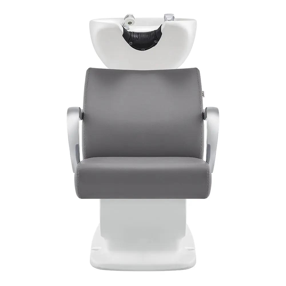 Salon Backwash Unit with Basin & Adjustable Seat -Grey Beckman - DIR Store