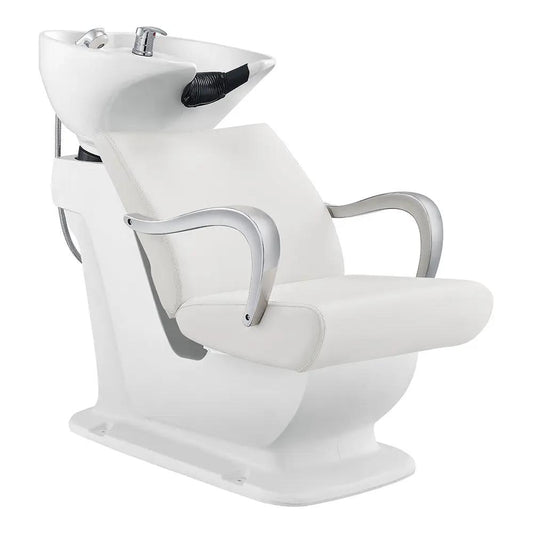 Salon Backwash Unit with Basin & Adjustable Seat -Grey Beckman - DIR Store