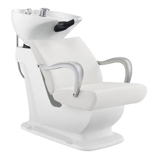 Salon Backwash Unit with Basin & Adjustable Seat -Grey Beckman - DIR Store