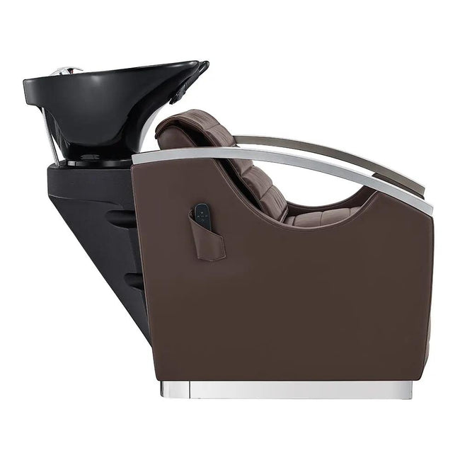 Beauty Salon Electric Massage Backwash Unit / Chair with Basin & Adjustable Seat- Bella V - DIR Store