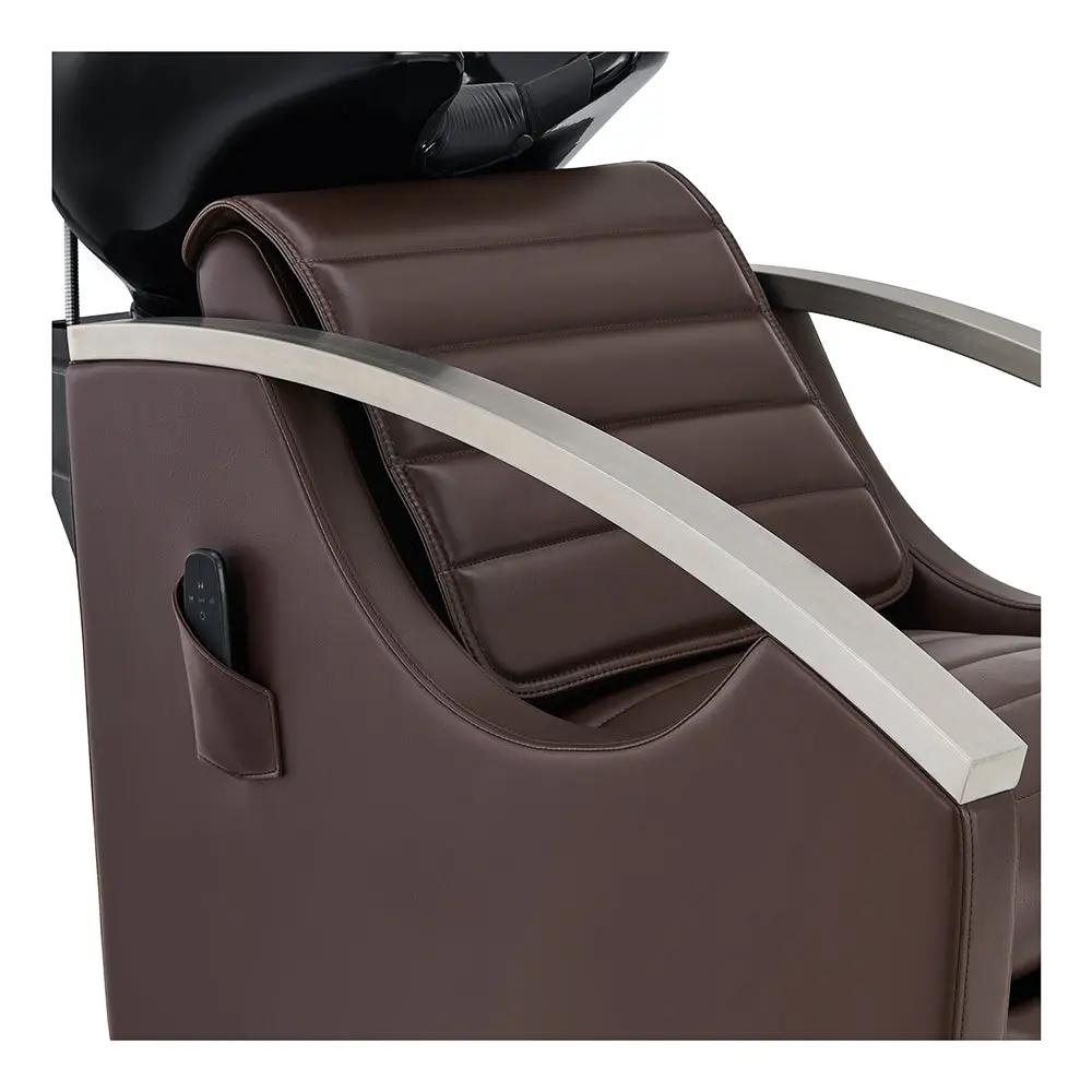 Beauty Salon Electric Massage Backwash Unit / Chair with Basin & Adjustable Seat- Bella V - DIR Store