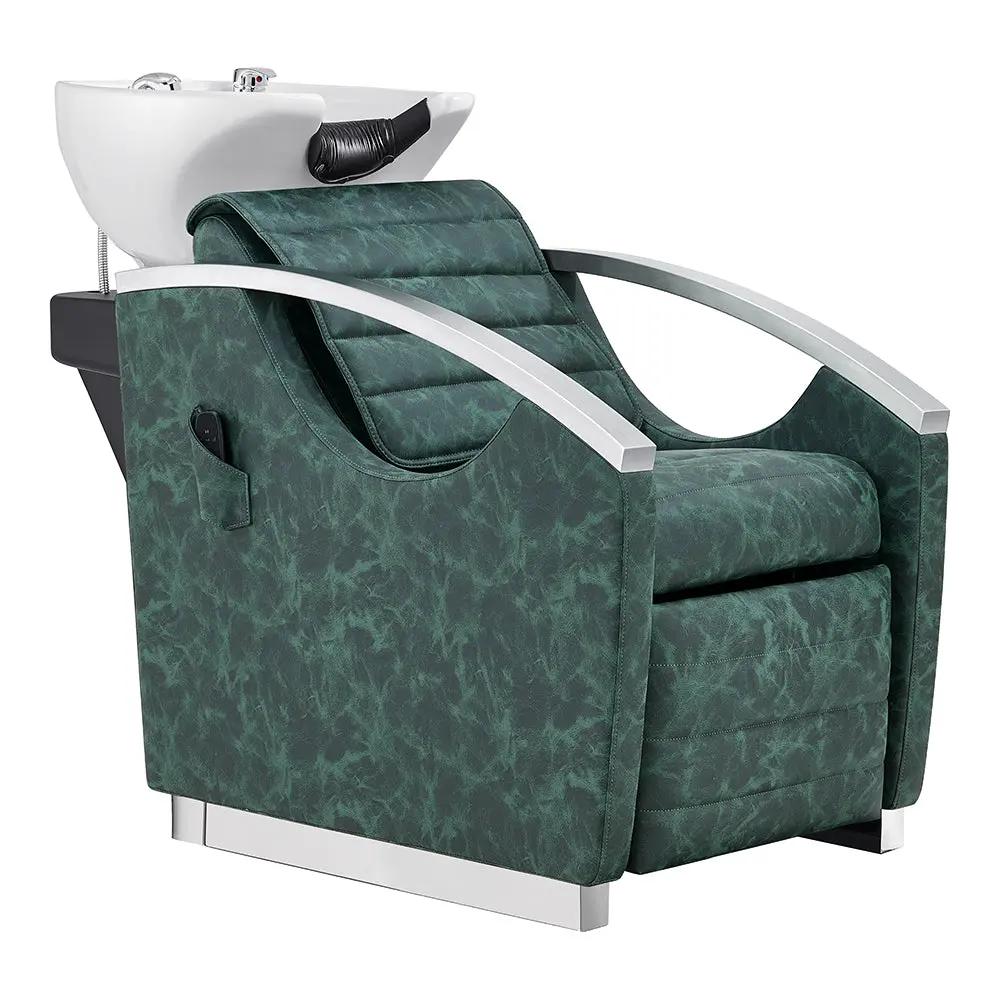 Beauty Salon Electric Massage Backwash Unit / Chair with Basin & Adjustable Seat- Bella V - DIR Store