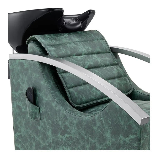 Beauty Salon Electric Massage Backwash Unit / Chair with Basin & Adjustable Seat- Bella V - DIR Store