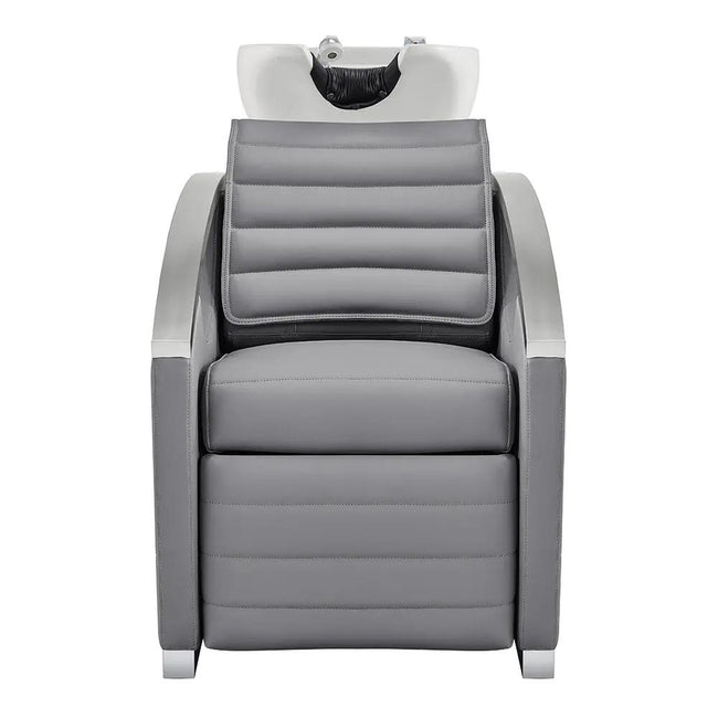 Beauty Salon Electric Massage Backwash Unit / Chair with Basin & Adjustable Seat- Bella V - DIR Store