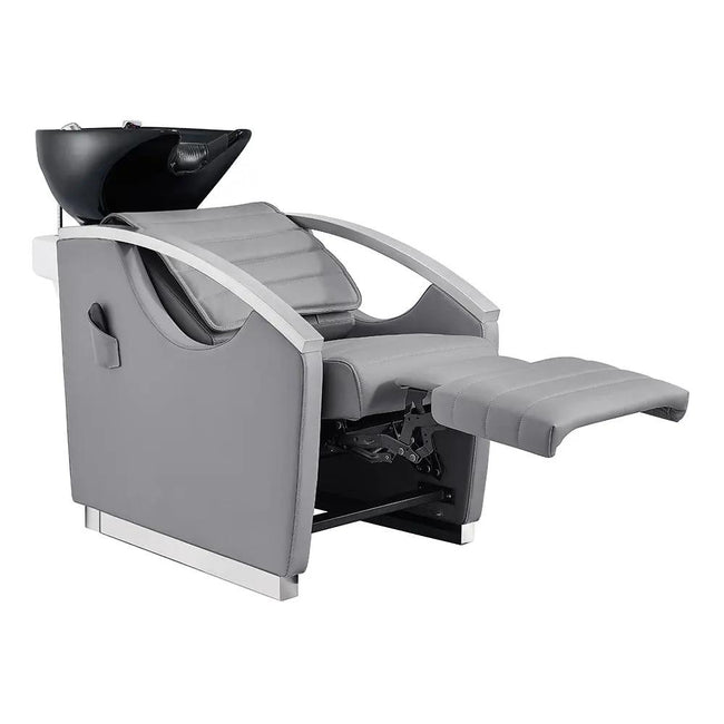 Beauty Salon Electric Massage Backwash Unit / Chair with Basin & Adjustable Seat- Bella V - DIR Store