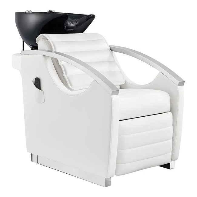 Beauty Salon Electric Massage Backwash Unit / Chair with Basin & Adjustable Seat- Bella V - DIR Store