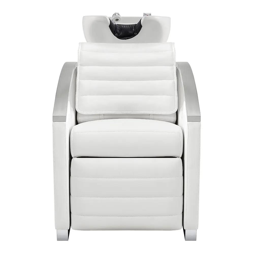 Beauty Salon Electric Massage Backwash Unit / Chair with Basin & Adjustable Seat- Bella V - DIR Store