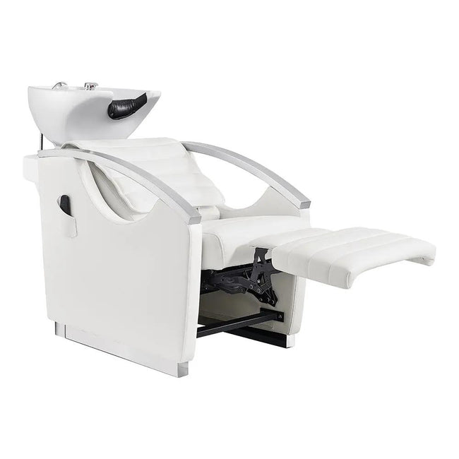 Beauty Salon Electric Massage Backwash Unit / Chair with Basin & Adjustable Seat- Bella V - DIR Store