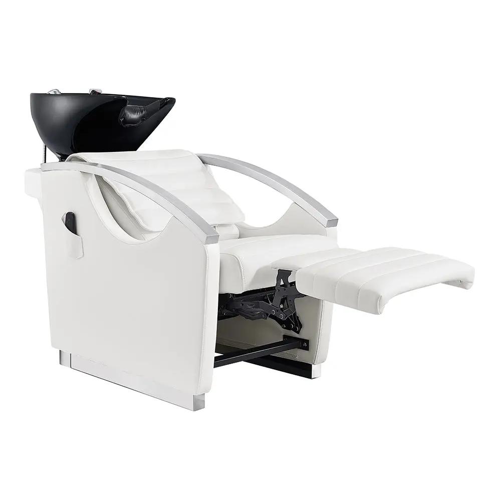 Beauty Salon Electric Massage Backwash Unit / Chair with Basin & Adjustable Seat- Bella V - DIR Store