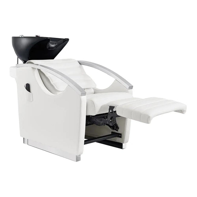 Beauty Salon Electric Massage Backwash Unit / Chair with Basin & Adjustable Seat- Bella V - DIR Store