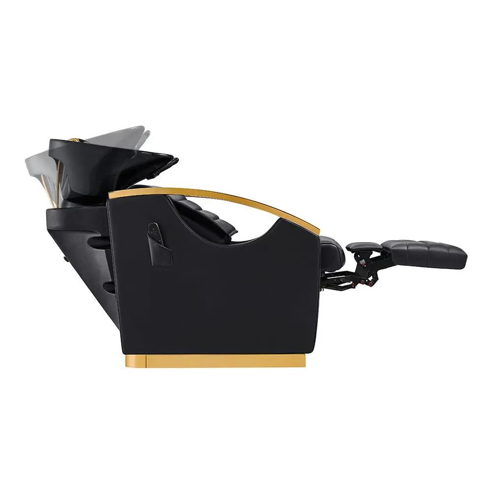 Beauty Salon Electrical Massage Backwash Unit with Adjustable Basin and Seat- Bella Gold Backwash - DIR Store