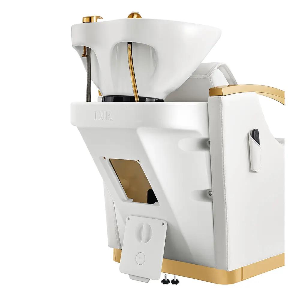 Beauty Salon Electrical Massage Backwash Unit with Adjustable Basin and Seat- Bella Gold Backwash - DIR Store