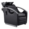 Beauty Salon Electrical Massage Backwash Unit with Adjustable Basin & Seat- Bella Titanium Black - DIR Store